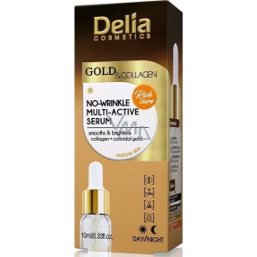 Delia Cosmetics Gold & Collagen Rich Care Multi-Active Anti-Wrinkle Serum 10 ml