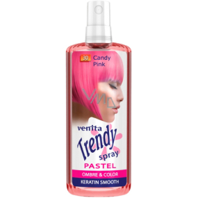 Venita Trendy Spray Pastelový tónovaný sprej na vlasy 30 Candy Pink 200 ml