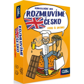 Albi Rozmluvíme Česko Konverzačná hra Food & Drinks odporúčaný vek 10+
