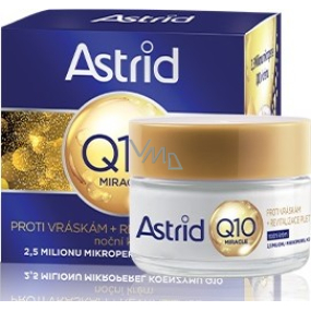 Astrid Q10 Miracle Nočný krém proti vráskam 50 ml
