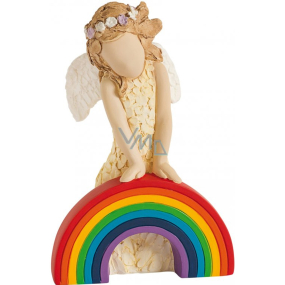 Arora Design Láska a nádej anjelské dievča stelesňujúce lásku a nádej Figúrka z živice 12 cm