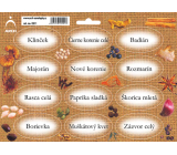 Arch Nálepky na vetvičky Juta farebná tlač Clove 22 x 16 cm SK