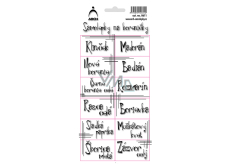 Arch Nálepky na nádoby na korenie Linky Zeler 11 x 23,5 cm