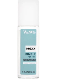 Mexx Simply for Him parfumovaný dezodorant pre mužov 75 ml