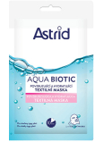 Astrid Aqua Biotic osviežujúca a hydratačná textilná maska pre všetky typy pleti 20 ml