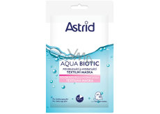 Astrid Aqua Biotic osviežujúca a hydratačná textilná maska pre všetky typy pleti 20 ml