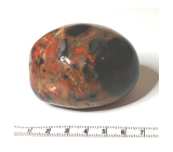 Jaspis Brekcie Tromlovaný prírodný kameň 100 - 160 g, 1 kus, kameň pozitívnej energie