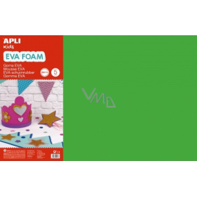 Apli Penový papier zelený 600 x 400 x 2 mm 5 listov