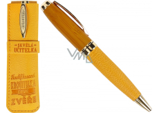 Albi Darčekové pero v puzdre Skvelý učiteľ 12,5 x 3,5 x 2 cm