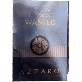 Azzaro The Most Wanted parfumovaná voda pre mužov 1,2 ml s rozprašovačom, fľaštička