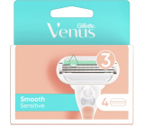 Gillette Venus Smooth Sensitive Náhradné hlavice 4 kusy pre ženy