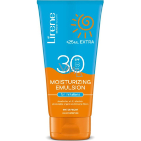 Lirene SC SPF30 Hydratačná opaľovacia emulzia na podráždenú pokožku 175 ml