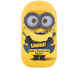 Mimoni Banán! sprchový gél a pena do kúpeľa 2v1 pre deti 350 ml