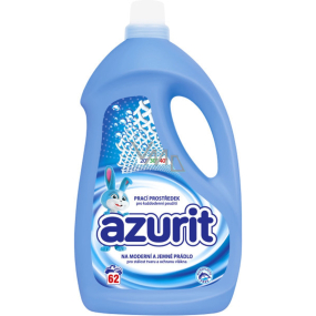 Azurit Tekutý prací prostriedok na modernú a jemnú bielizeň 62 dávok 2480 ml
