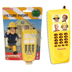 Mobilný videotelefón Fireman Sam so zvukovými efektmi a frázami, odporúčaný vek 3+
