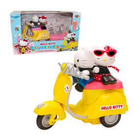Hello Kitty Scooter na diaľkové ovládanie s figúrkami 2 ks, odporúčaný vek 3+