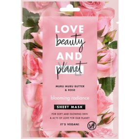 Love Beauty & Planet Murumur Maslová maska s ružou na rozjasnenie pleti 21 ml 1 ks