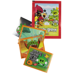 Nálepky Angry Birds do zberateľského albumu 5 kusov, odporúčaný vek 3+