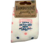 Albi Bambusové ponožky Margaret, veľkosť 37 - 42