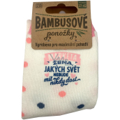 Albi Bambusové ponožky Margaret, veľkosť 37 - 42