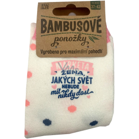 Albi Bambusové ponožky Margaret, veľkosť 37 - 42
