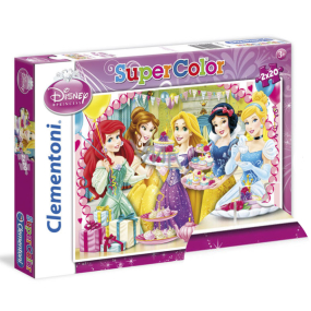 Clementoni Puzzle SuperColor Princess 2 x 20 dielikov, odporúčaný vek 3+
