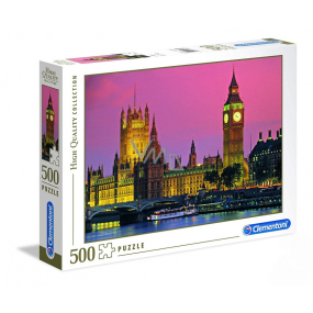 Clementoni Puzzle Večerný Londýn 500 dielikov, odporúčaný vek 8+