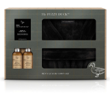 Baylis & Harding Konope a bergamot umývanie vlasov a šampón 100 ml + umývanie tváre 100 ml + soľ do kúpeľa 75 g + fleecový župan, kozmetická sada pre mužov