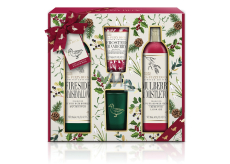 Baylis & Harding Winter Kingdom pena do kúpeľa 250 ml + sprchový krém 250 ml + krém na ruky 30 ml + vonná sviečka 60 g, kozmetická sada pre ženy