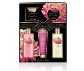 Baylis & Harding Mysterious Rose prací gél 300 ml + krém do kúpeľa a sprchy 300 ml + krém na ruky a telo 130 ml + toaletné mydlo 150 g + telové maslo 100 ml, kozmetická sada pre ženy