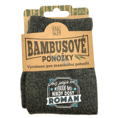 Albi Bambusové ponožky Roman, veľkosť 39 - 46