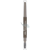 Essence Wow What a Brow Vodoodolná ceruzka na obočie s kefkou 03 Dark Brown 0,2 g