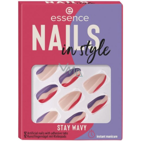 Essence Nails In Style umelé nechty 13 Stay Wavy 12 kusov