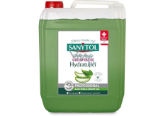 Sanytol Dezinfekčné mydlo na ruky so zeleným čajom a aloe vera 5 l