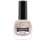 Golden Rose Keratin Nail Color Glitter lak na nechty 404 10,5 ml