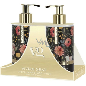 Vivian Gray Botanicals luxusné tekuté mydlo 250 ml + luxusný krém na ruky 250 ml, kozmetická sada pre ženy