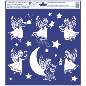 Okenná fólia bez lepidla Angels s nechtíkom 30 x 33,5 cm