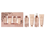 Grace Cole Vanilla & Almond pena do kúpeľa 100 ml + telová hmla 100 ml + krém na ruky 50 ml + telový krém 50 ml, kozmetická sada pre ženy