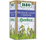 Herbex BIO Dýchacie cesty s tymiánom bylinný čaj 20 x 1,2 g