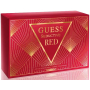 Guess Seductive Red toaletná voda pre ženy 75 ml + telové mlieko 100 ml + toaletná voda 15 ml miniatúra + puzdro, darčeková sada pre ženy