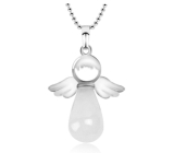 Quartz Angel prívesok prírodný kameň 4,2 x 3 cm, najdokonalejší liečiteľ