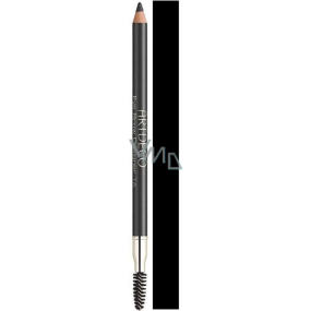 Artdeco Dizajnová ceruzka na obočie s kefkou 1A Soft Black 1 g