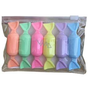 Albi Sada zvýrazňovačov Candy 6 kusov