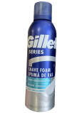 Gillette Series Sensitive Cool pena na holenie pre mužov 200 ml