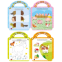 Ditipo Fun School Animals farebná kniha aktivít 32 strán 27,5 x 21,5 cm vek 5+