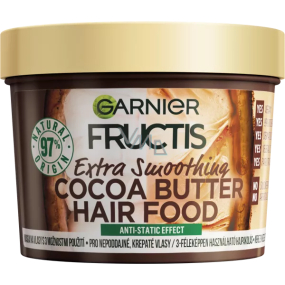 Garnier Fructis Cocoa Butter Hair Food Mask pre nepoddajné a kučeravé vlasy 400 ml