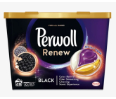 Perwoll Renew & Care Caps čierne kapsuly na pranie 28 dávok 406 g