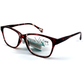 Berkeley dioptrické okuliare na čítanie +4,0 plastové modré červené 1 kus MC2224
