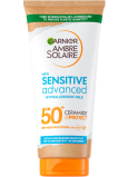 Garnier Ambre Solaire Sensitive Advanced SPF 50+ opaľovacie mlieko 175 ml