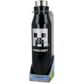 Epee Merch Minecraft nerezová termo fľaša čierna 580 ml